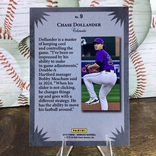 2025 Panini Donruss - Elite Series Chase Dollander #9 (RC)