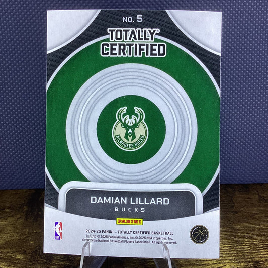 2024-25 Panini Totally Certified - On Target Damian Lillard #5 Mirror
