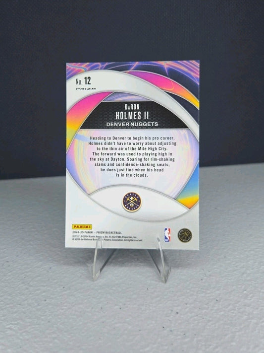 2024-25 Panini Prizm Instant Impact Silver Prizm DaRon Holmes II RC - Nuggets