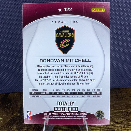 2024-25 Panini Totally Certified - Donovan Mitchell #122 Mirror