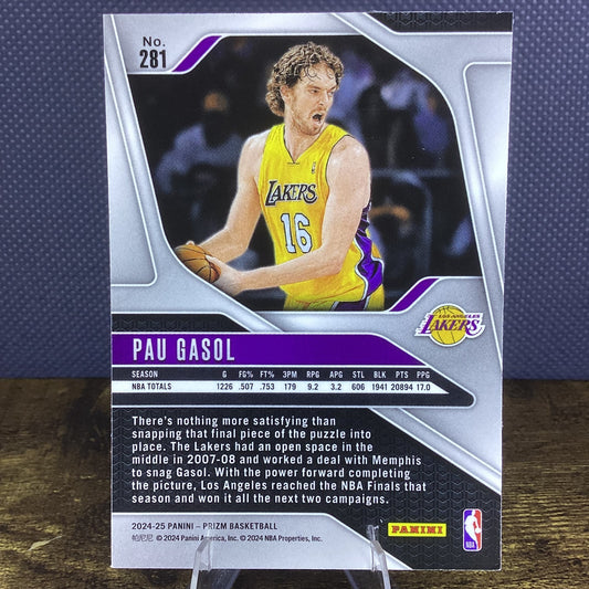 2024-25 Panini Prizm - Legends Pau Gasol #281
