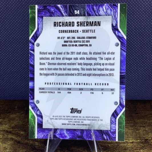 2024 Topps Resurgence - Richard Sherman #94 Refractor /75