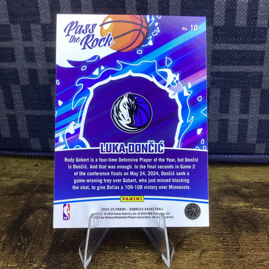2024-25 Donruss Pass the Rock #10 Luka Doncic