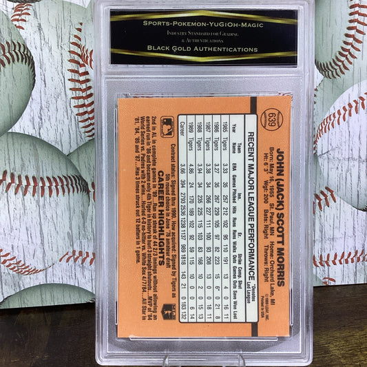 1990 Donruss #639: Jack Morris RED Detrit Tigers NM-8.5