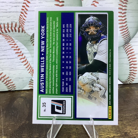 2025 Panini Donruss - Austin Wells #35 Rockets