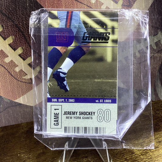 2004 Fleer Authentix - Jeremy Shockey #19