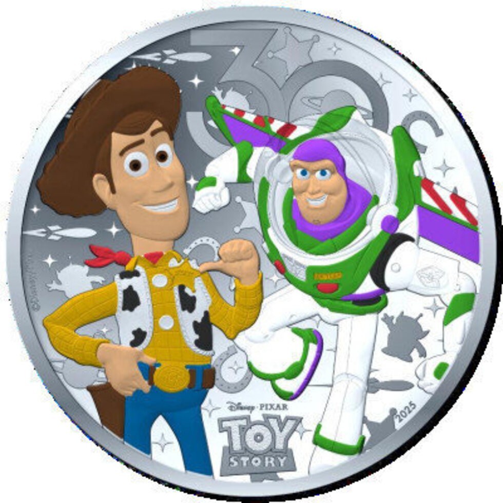FRANCE 2025 DISNEY Animated Classics Toy Story Buzz+Woody 10€ 22.2G Silver Coin