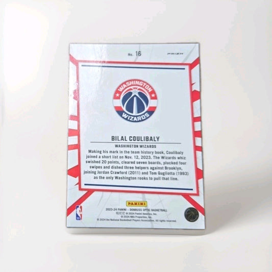 Bilal Coulibaly #16 23-24 Optic Purple Parallel My House Insert RC