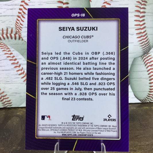 2025 Topps Series 2 - Ops Best Seiya Suzuki #OPS-18
