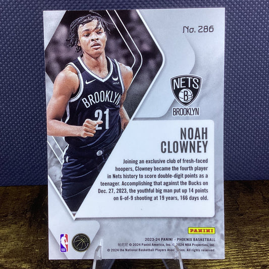 2023-24 Panini Phoenix - Rookies Noah Clowney #286 Blue Ice (RC)