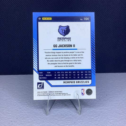 GG Jackson 164 Green Laser 2024-25 Donruss 07/30