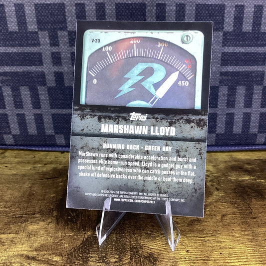 2024 Topps Resurgence Marshawn Lloyd Rookie Voltaic V-20