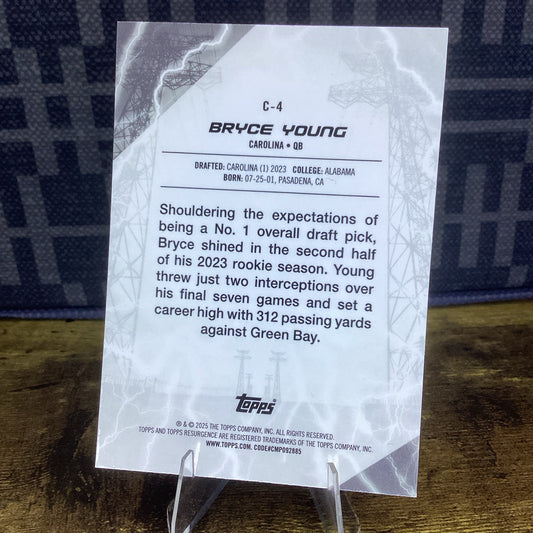 2025 Topps Resurgence Navy Surge Bryce Young /275 CONDUCTORS