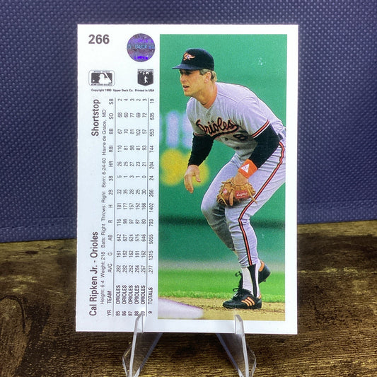 1990 Upper Deck #266 Cal Ripken Jr. MLB Baltimore Orioles