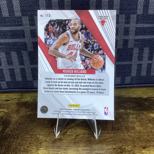 2023-24 Panini Phoenix #113 Patrick Williams Phoenix Blue Ice