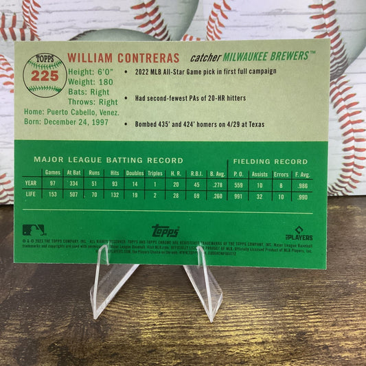 2023 Topps Chrome Platinum Anniversary - William Contreras #225