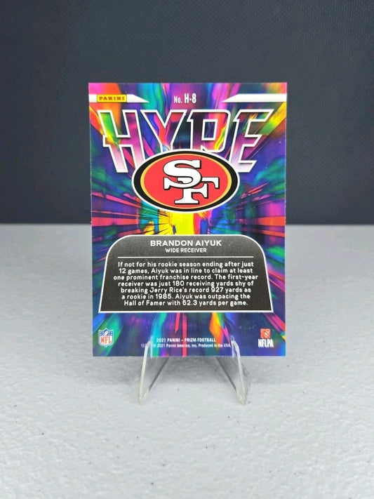 BRANDON AIYUK 2021 Panini Prizm Hype #H-8 49ers