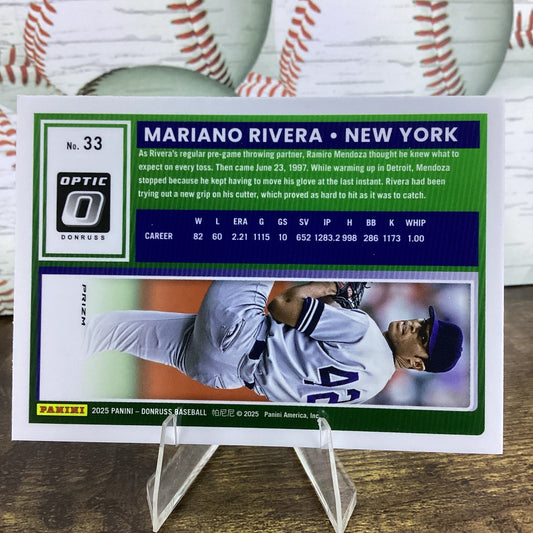 2025 PANINI DONRUSS OPTIC - MARIANO RIVERA - YANKEES - #33