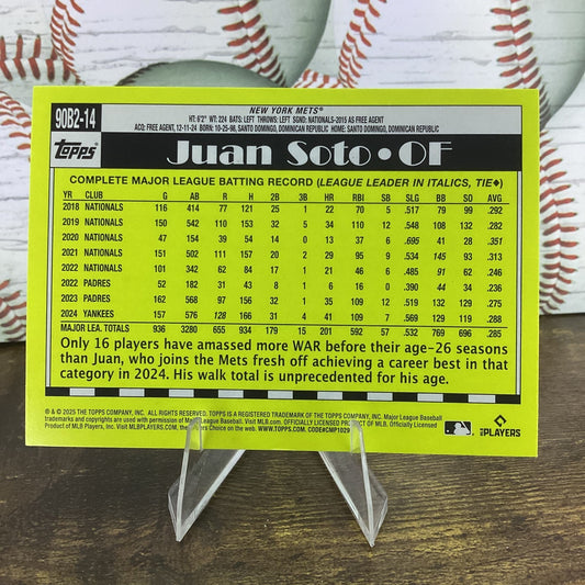 2025 Topps Series 2 - 1990 Topps Baseball Juan Soto #90B2-14