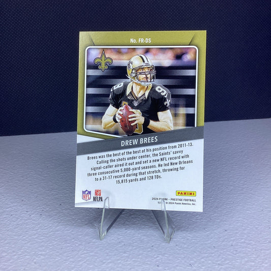 2024 Prestige - Drew Brees - New Orleans Saints - For the Record - #FR-DS