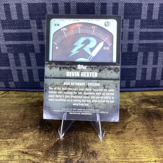 2024 TOPPS RESURGENCE FOOTBALL VOLTAIC DEVIN HESTER CHICAGO BEARS
