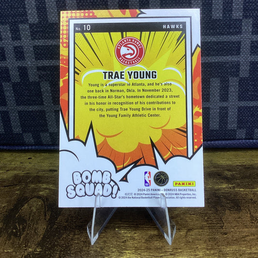2024-25 Donruss Trae Young #10 Bomb Squad Atlanta Hawks