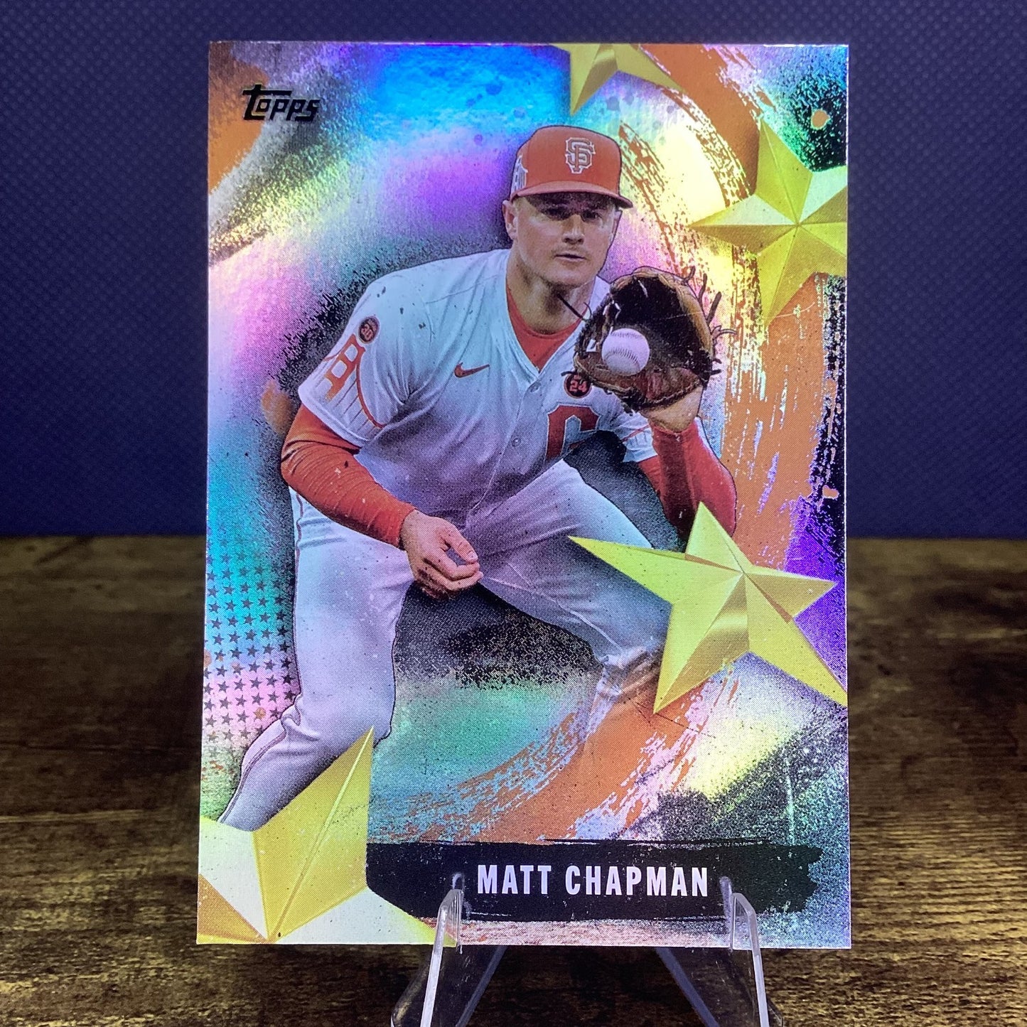 2025 Topps Series One Stars of MLB Matt Chapman Insert