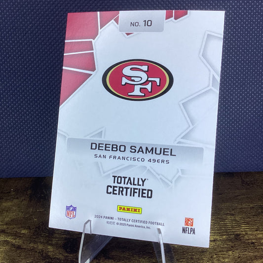 2024 Panini Totally Certified - Intriguing Players Deebo Samuel #10