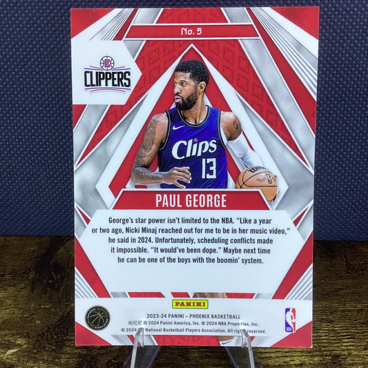 2023-24 Panini Phoenix - Paragon Paul George #5