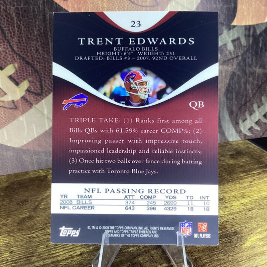 2009 Topps Triple Threads - Trent Edwards #23 /799