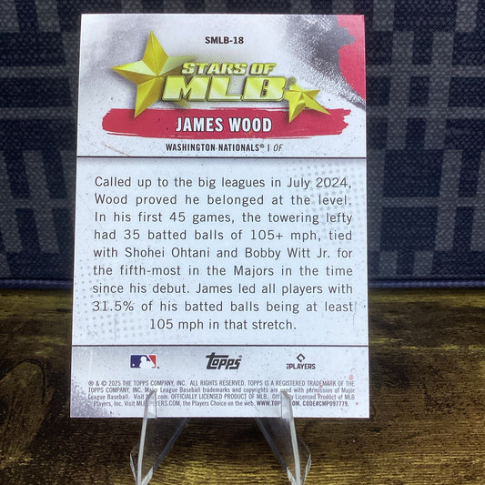 2025 Topps #SMLB-18 James Wood Stars of MLB