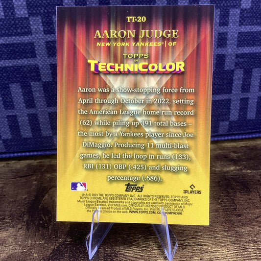 AARON JUDGE 2023 Topps Chrome Technicolor #TT-20 Yankees