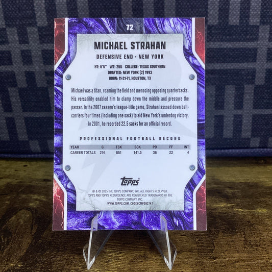 2024 Resurgence Michael Strahan Blue And Orange Spark