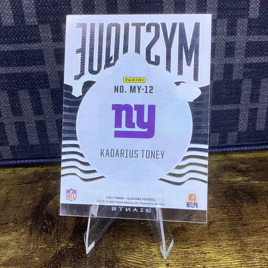 2021 ILLUSIONS FOOTBALL KADARIUS TONEY ROOKIE MYSTIQUE INSERT MY-12 CLEAR