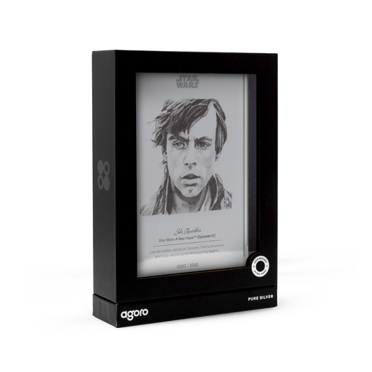 2026 Agoro Niue Star Wars™ Sketch Art - Luke Skywalker™ 5g .999 Silver Foil New