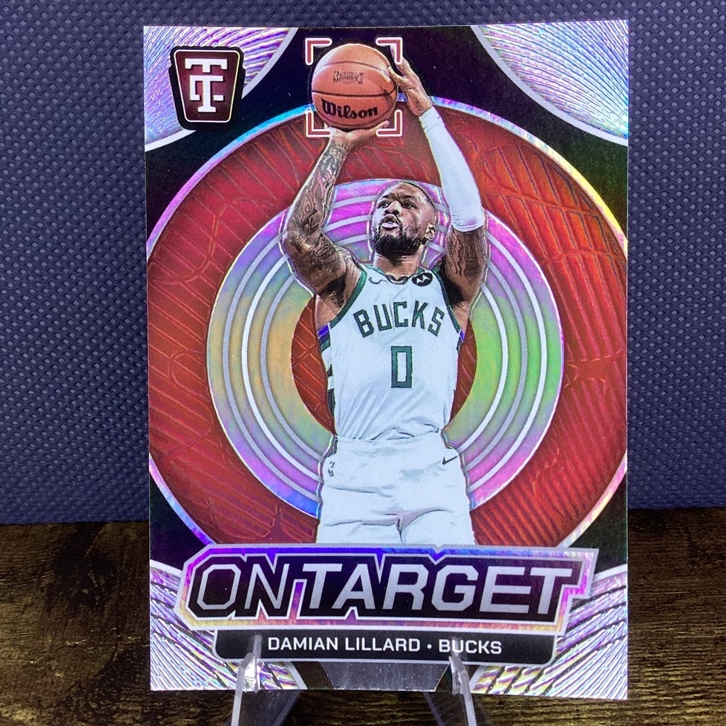 2024-25 Panini Totally Certified - On Target Damian Lillard #5 Mirror