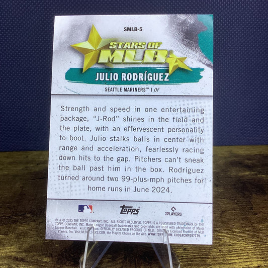 2025 Topps Series One Stars of MLB Julio Rodriguez Insert