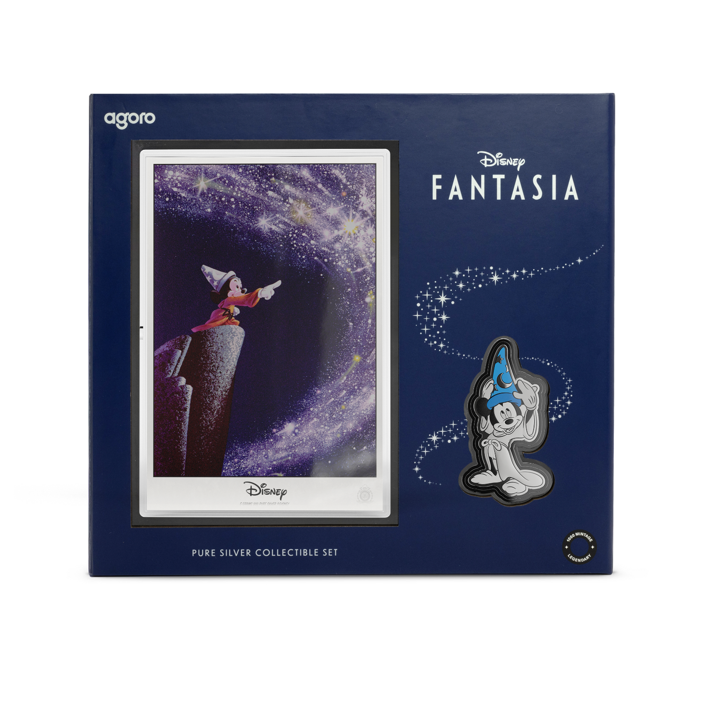 2025 Disney - Collection - Fantasia Silver Foil + Collectible 1oz Silver Coin