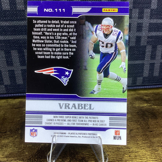 2020 Panini Plates & Patches - Legends #111 Mike Vrabel /70