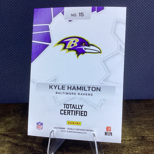 2024 Panini Totally Certified - Intriguing Players Kyle Hamilton #15 Mirror