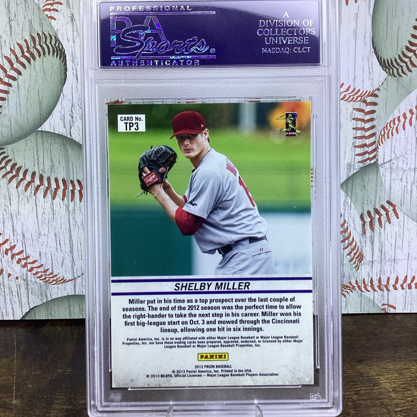 2012 Panini Prizm Top Prospects Shelby Miller #TP3 PSA Mint 9 St Louis