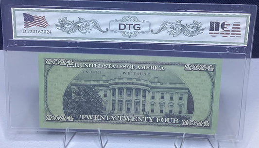 2024 federal return to victory note DONALD TRUMP ⭐️⭐️ERROR NOTE⭐️⭐️65 DTG UNC