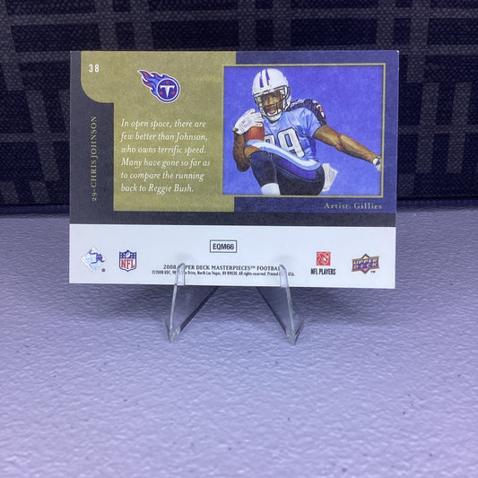 2008 Upper Deck Masterpieces #38 Chris Johnson