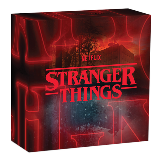 2026 Tuvalu Stranger Things The Upside Down 1 oz Silver Colorized Coin NGG MS70