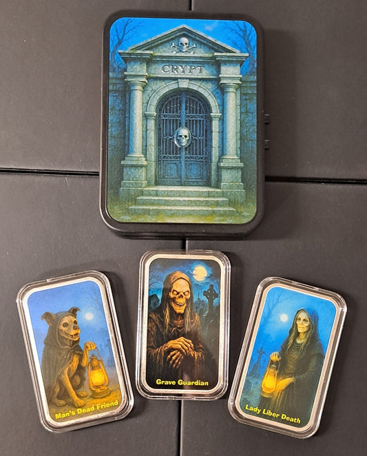 2025 - Halloween Spooky Season Colorized 1 oz Silver Bar Mystery Box /100 SEALED