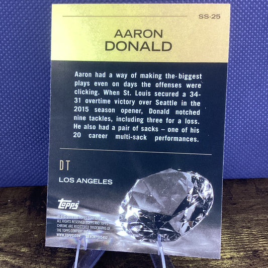 2024 Topps Chrome - Sunday Swag Aaron Donald #SS-25