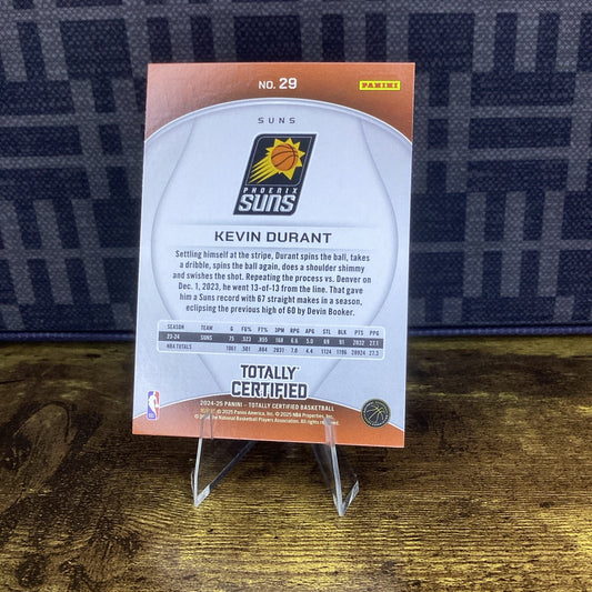 2024 Panini Totally Certified #29 Kevin Durant - Maroon Mirror