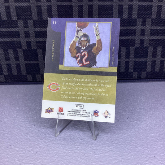2008 Upper Deck Masterpieces - Matt Forte #64 (RC)