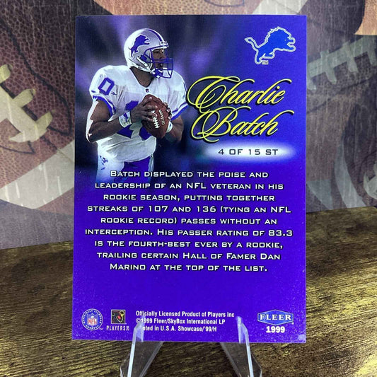 1999 Flair Showcase Shrine Time /1500 Charlie Batch #4ST