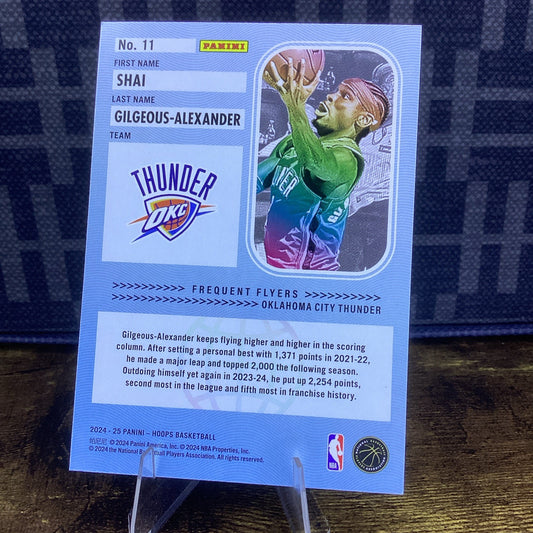 Shai Gilgeous-Alexander Frequent Flyers NBA Hoops 2024-2025 #11